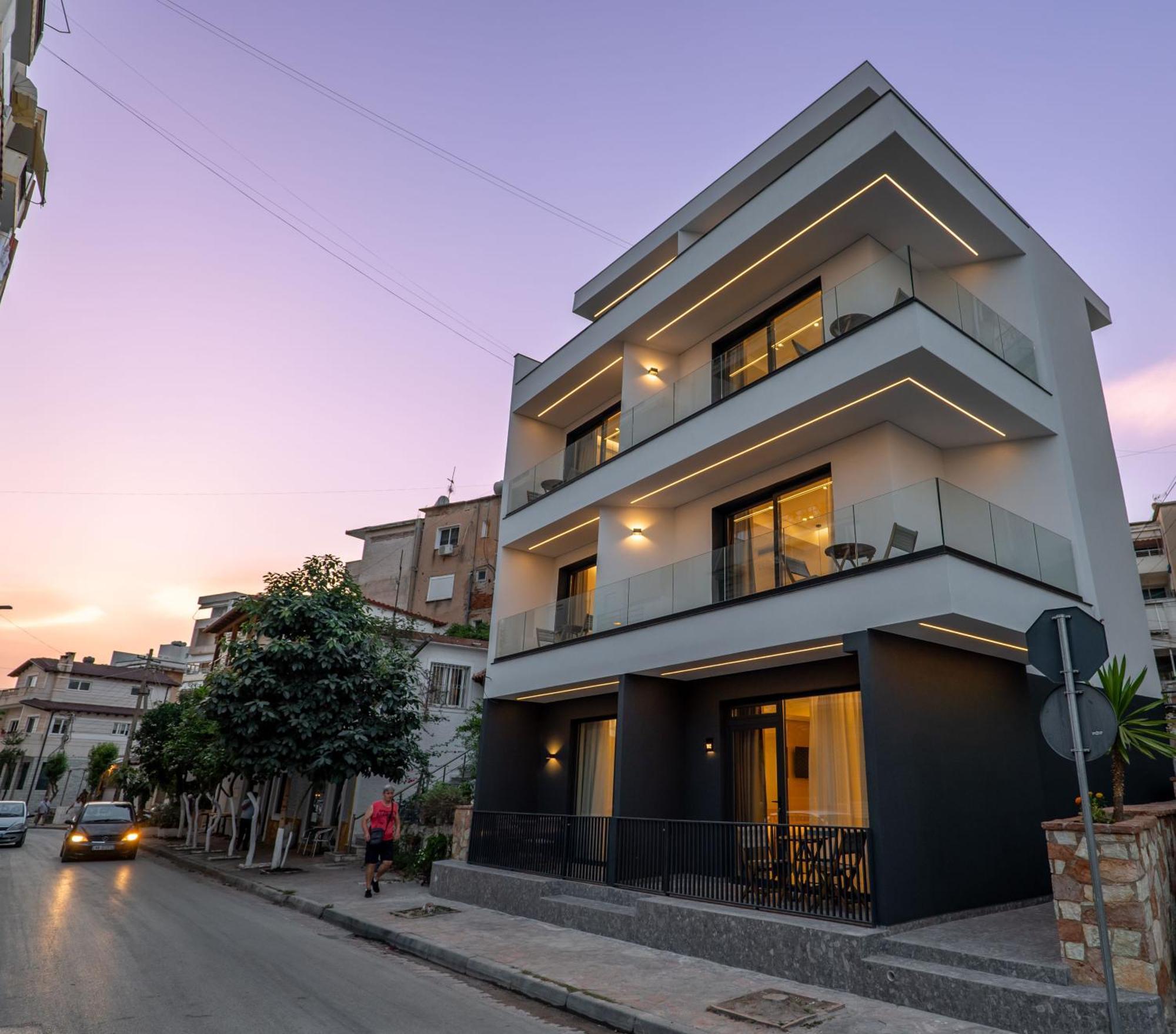 Austin Boutique Hotel Sarandë Exterior foto